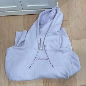 Glossier hoodie, size small